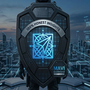 Mavi GuideGrid authentic and honest India travel insights icon